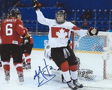 Meghan Agosta Signed 8x10 Photo 2014 Team Canada Women's Hockey Autographed COA