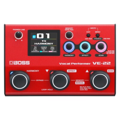 その他 BOSS VE-22 Vocal Performer Boss VE-22 Vocal Performer – United States