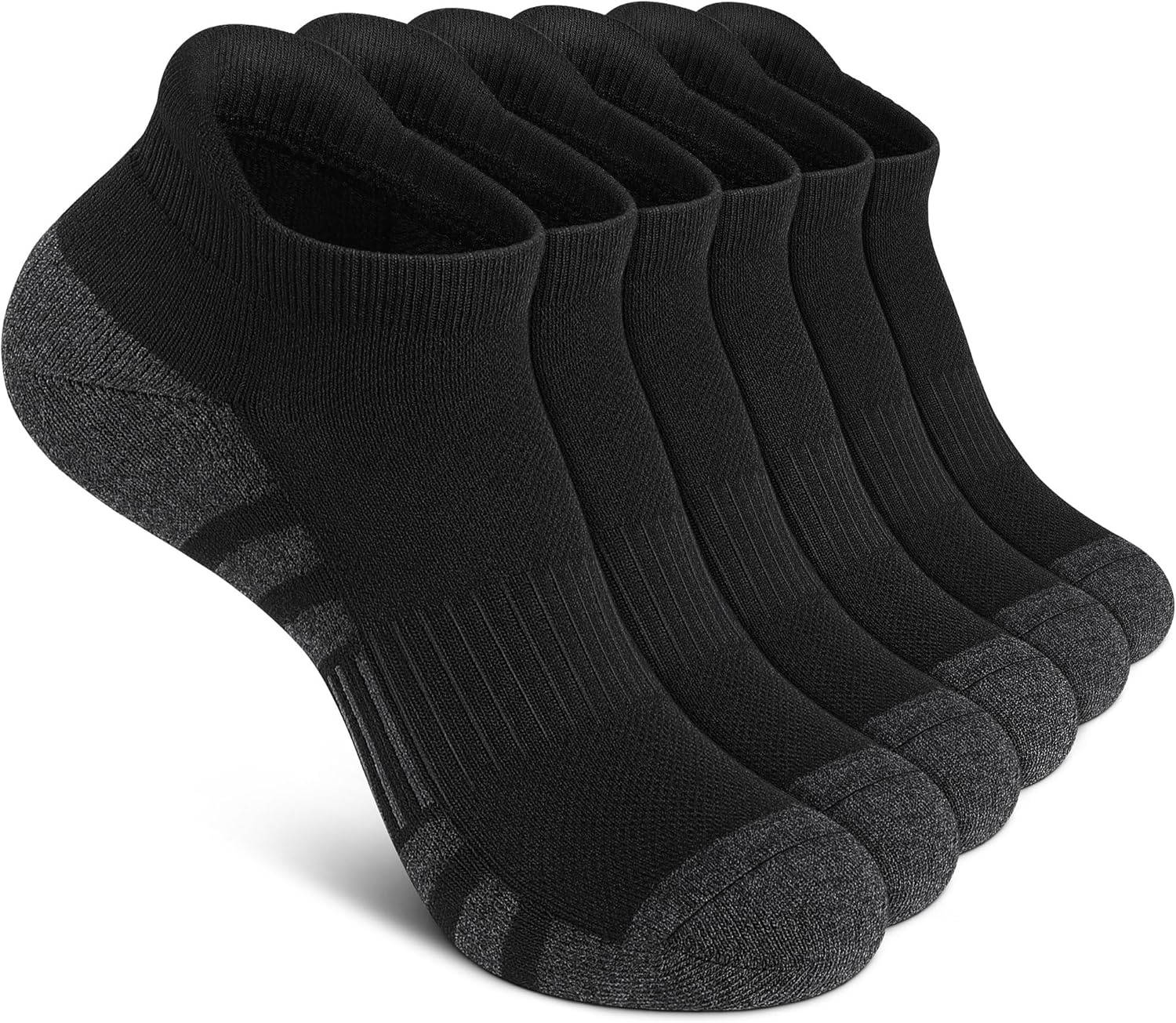 Ankle Athletic Running Socks Low Cut Sports Socks Breathable Cushioned Tab Socks