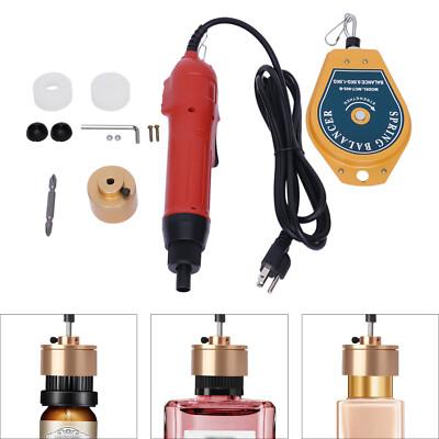 Electric Handheld Bottle Capping Machine Screw Capper Sealing Sealer Tool 110V