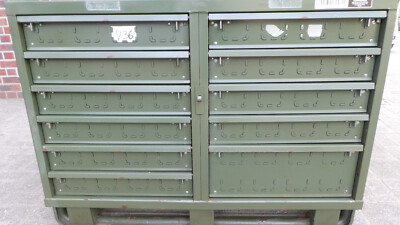 1x Werkzeugschrank Vollauszug  Schubladenschrank 11 Auszügen ex BW (V37)
