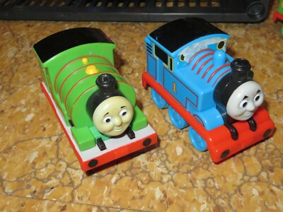 Lot 2 Thomas the Train & Friends Percy 6 & Gullane Toy Mattel 4'' 2008