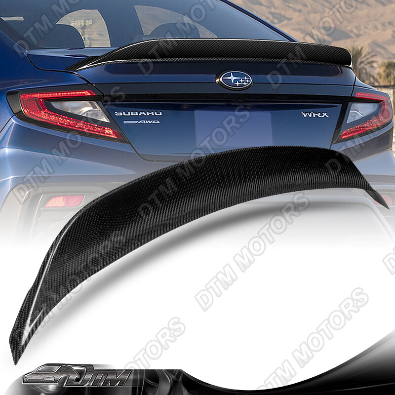For 22-25 Subaru WRX ST-Style Real Carbon Fiber Rear Trunk