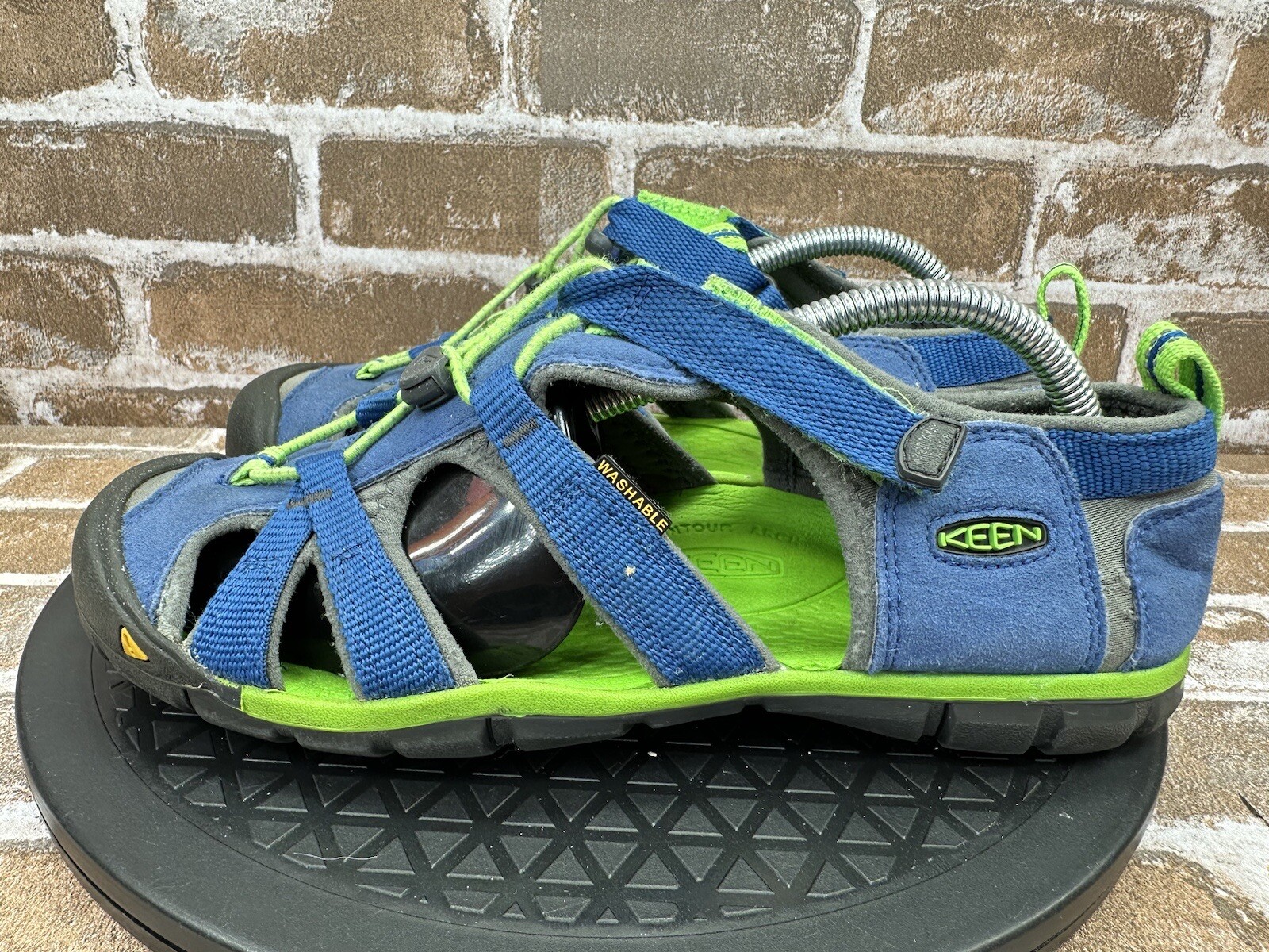 Sandali sportivi Keen Seacamp II CNX lavabili blu verde ragazzo ragazzo taglia 6