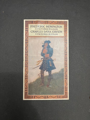 Frederic Remington & Chales Dana Gibson 4 Pictures In Color 19.5x14 inches