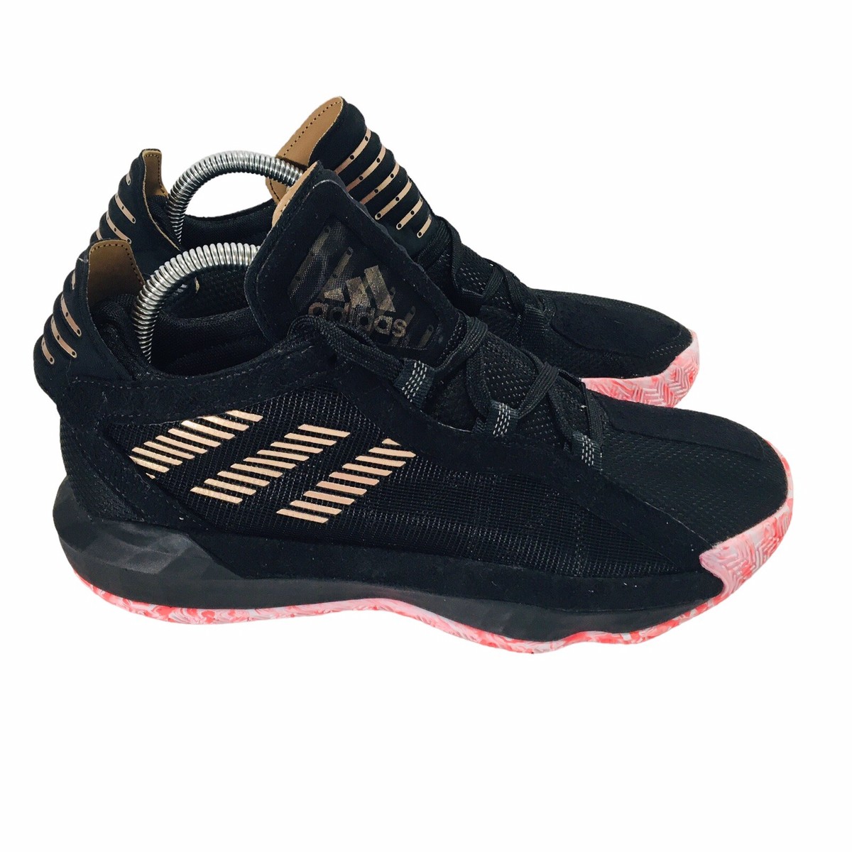 FV8624] Mens Adidas Dame 6 Signal Pink Size 7.5 U.S. #779001