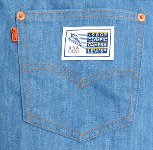 cost of levi jeans in 1980