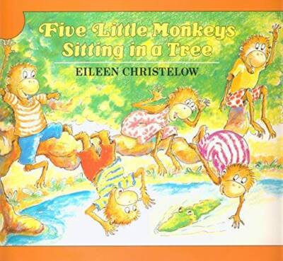 Five Little Monkeys Sitting in a Tree - Paperback By Eileen Christelow - GOOD