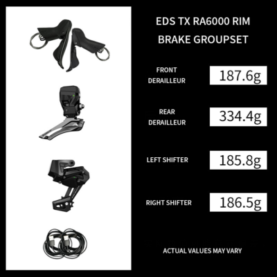Groupe électronique Frein Jante WheelTop EDS TX RA6000 – Carbone – Vélo Route