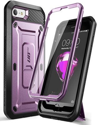 SUPCASE Rugged Stand Phone Case w/ Screen Full Cover For iPhone SE 2 & iPhone8 7