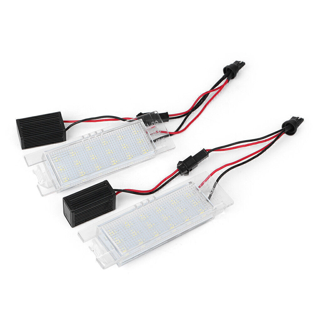 White LED License Number Plate Lights Fit Opel Zafira B Astra H Corsa D