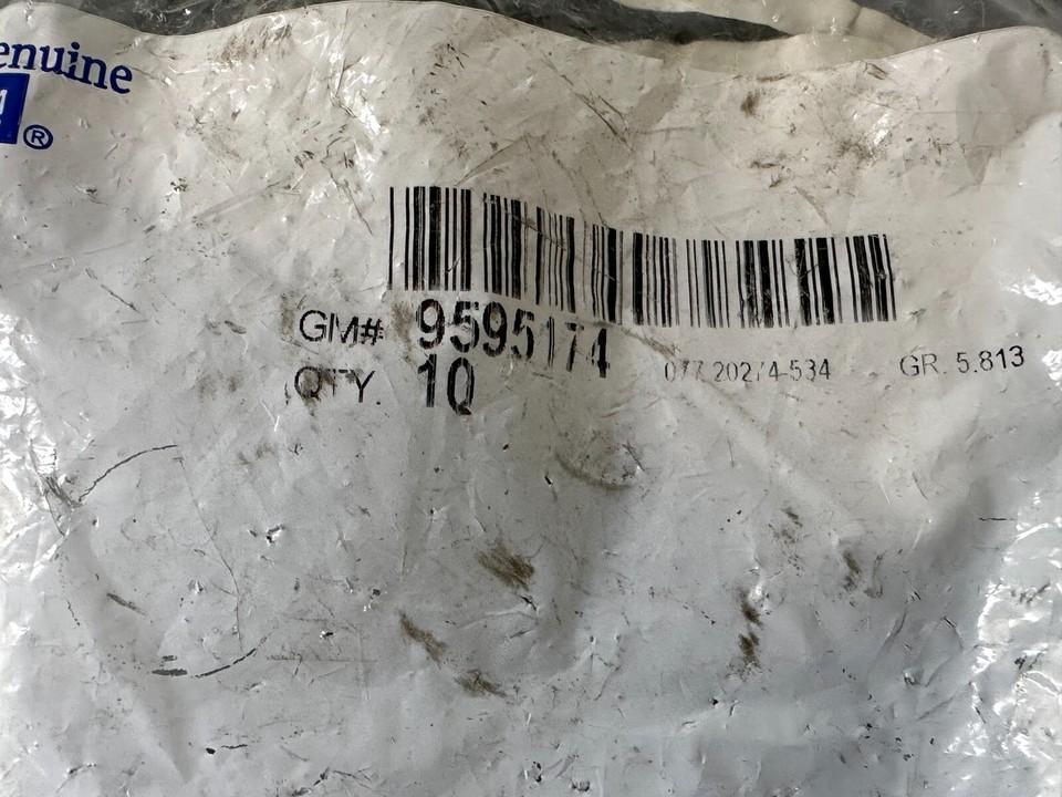 GM OEM NOS 9595174 Front Or Rear Wheel Nut 5x 2002-2021 Cadillac ...