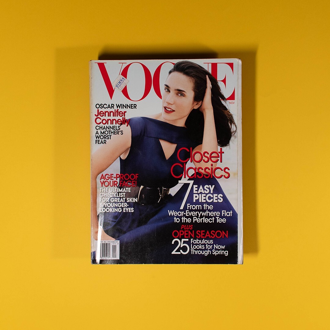 Vogue US October 2007 / Jennifer Connelly / Mario Testino | eBay