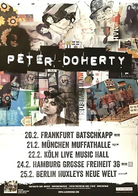 PETER DOHERTY    2017  TOUR - orig. Concert Poster -- Konzert Plakat - DIN A1