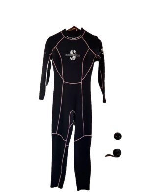 Scuba Pro Wetsuit Adult SMALL Black/Dark Gray 0.5mm TPF 18