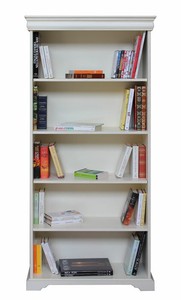 Libreria A Giorno In Stile Luigi Filippo Libreria Alta In Legno Massello Ebay