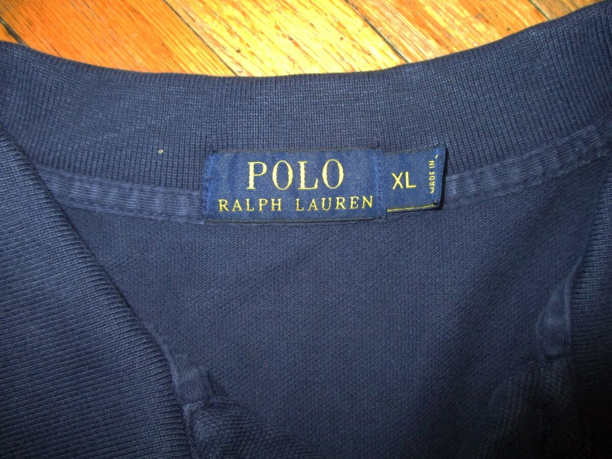 GQ3140◇Polo by Ralph Lauren : 90's-00's vintage 90s 00s Polo Ralph Lauren Blue White Striped Pique