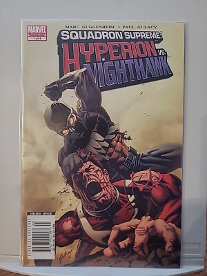 SQUADRON SUPREME: HYPERION VS NIGHTHAWK #1  NEWSSTAND VARIANT EDITION (BXM-6)