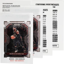 Card Centering Grading Tool, Includes Two Sets of Sports Trading Cards Measuring