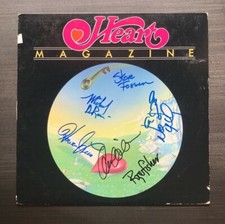 *HEART * MAGAZINE * signed autographed vinyl album * ANN & NANCY WILSON +4 * 1