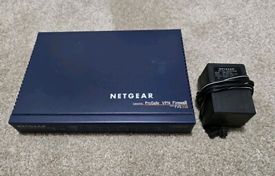 Netgear FVS318 ProSafe VPN Firewall 8 Port 10/100 Networking Switch w/ Cables