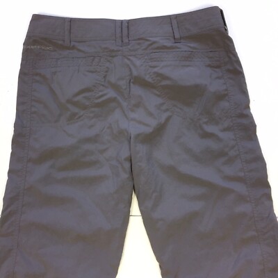 ExOfficio Nomad Pantalon enroulable pour femme, kaki clair, taille 8