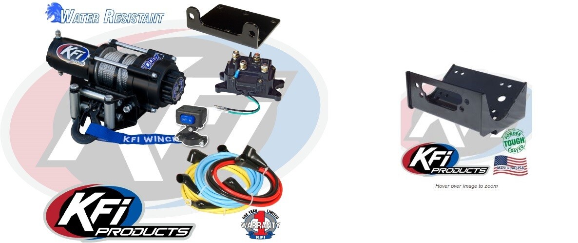 サーケルフェリシンタンク　フェリシンタンク 2点セット KFI 2000 LB Winch and Mount Kit Kawasaki Teryx KRX 1000 & 4