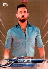Samir Singh 2018 Topps WWE Bronze Parallel Card #81