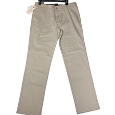 DOCKERS  $62 LUX COTTONN STRETCH SIGNATURE KHAKI 33 X32 NE WITH TAG