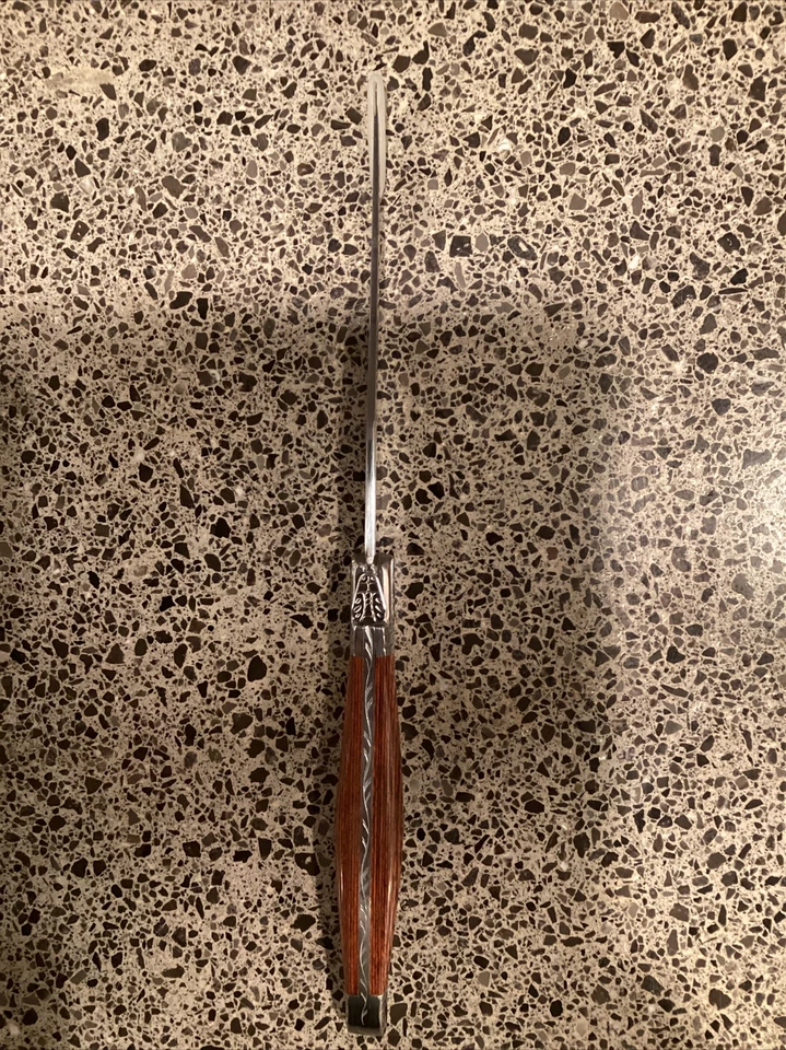 Trudeau Maison Laguiole 木质手柄牛排刀 6 件套棕色和灰色 — 第 2/2 张图片