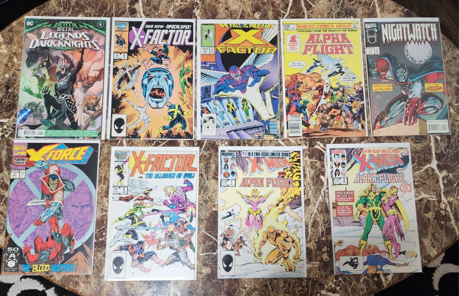 Comic Book lot of 9. MAJOR KEYS. 1ST APPERANCE. MARVEL. DC COMICS.