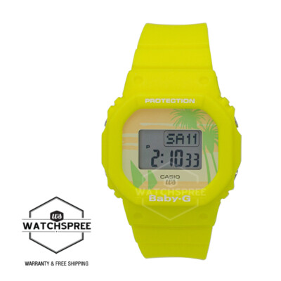 カシオBaby-G BGD-560TG-9JF Lightning YelloW BGD560TG-9 | BABY-G Yellow and White Watch | CASIO