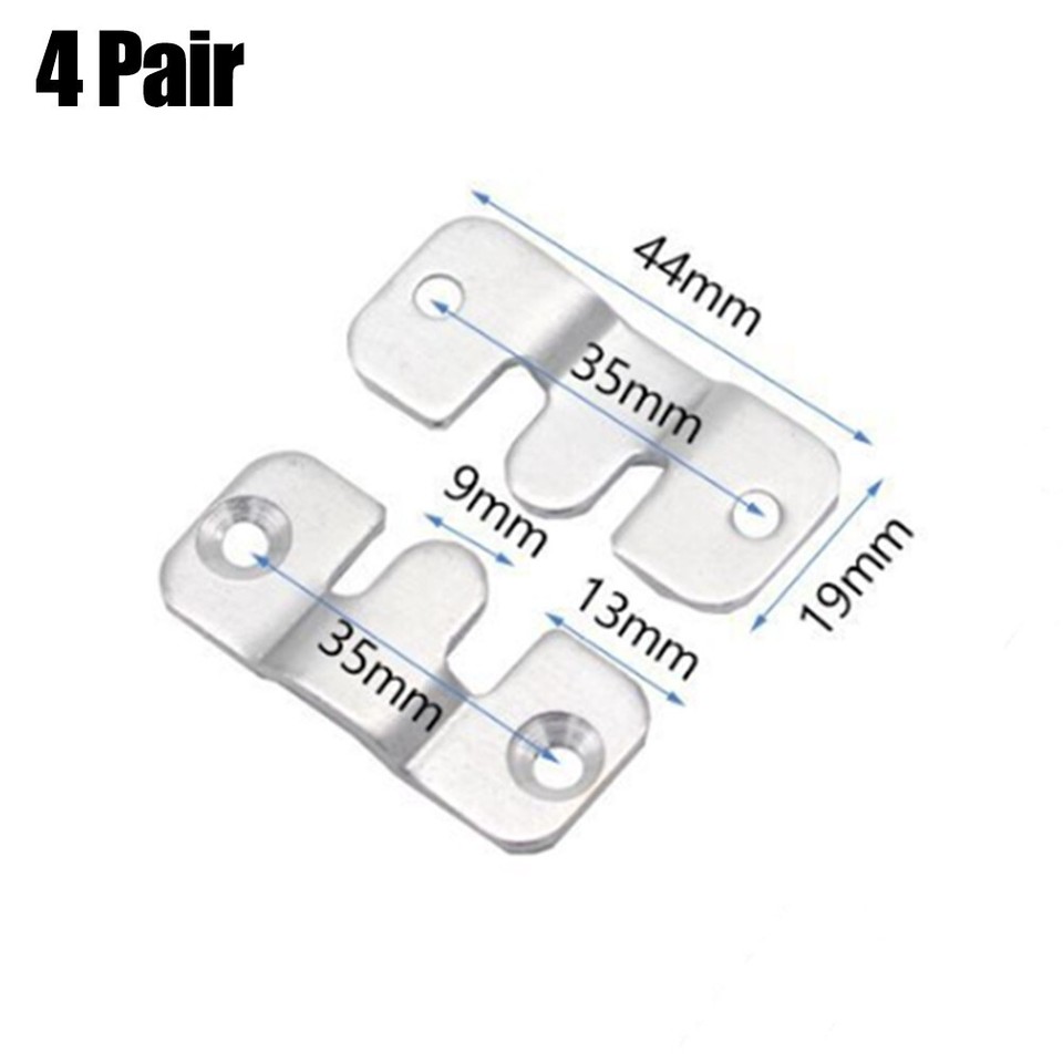 Easy to Use Interlocking Bracket for Connecting Couches and Picture