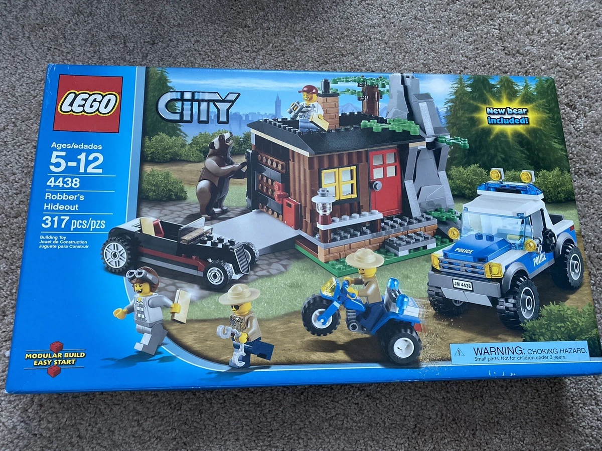 bue Ed klog LEGO CITY: Robber&#039;s Hideout (4438), Cabin, Outdoors, Bear  5702014840706 | eBay