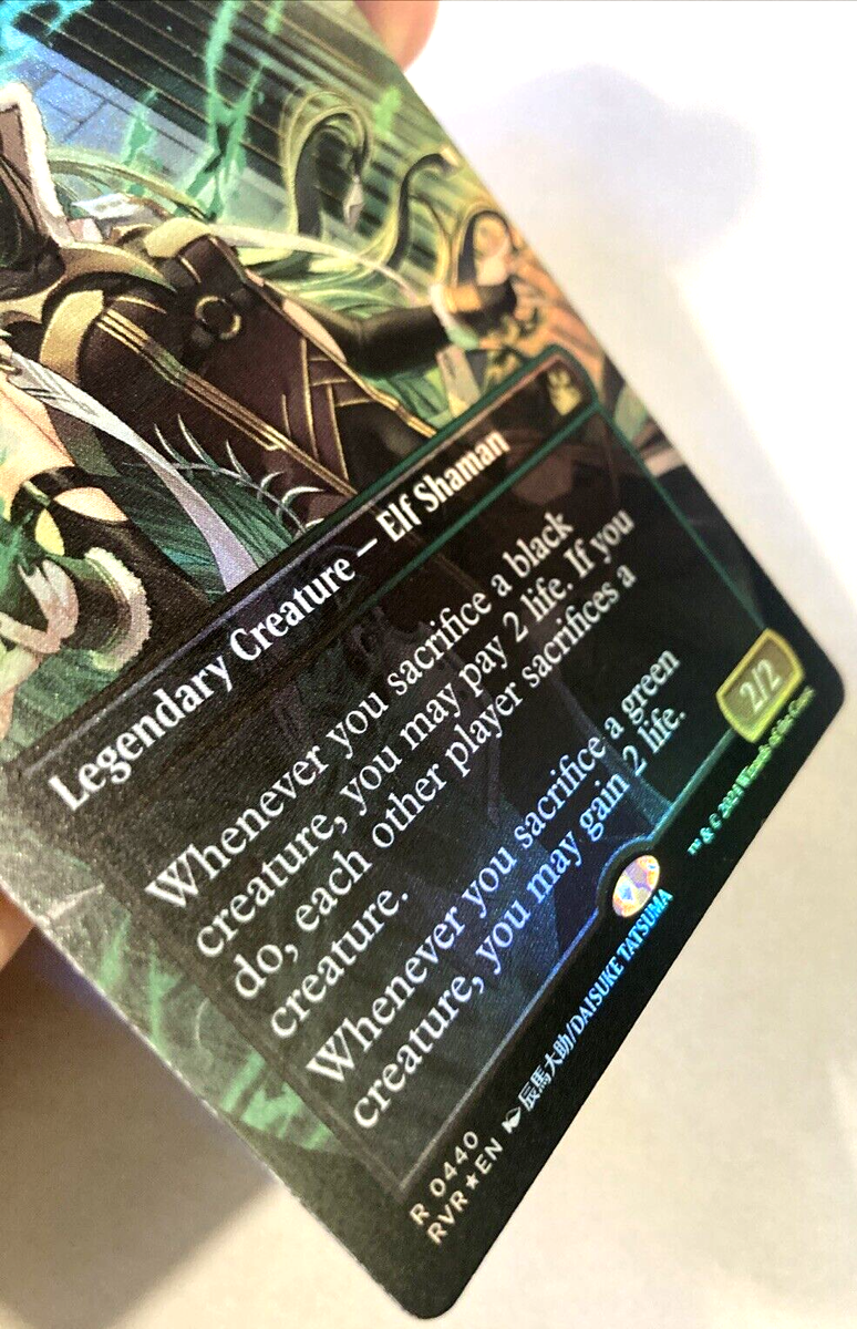 MTG Savra, Queen of the Golgari ANIME BORDERLESS FOIL Ravnica