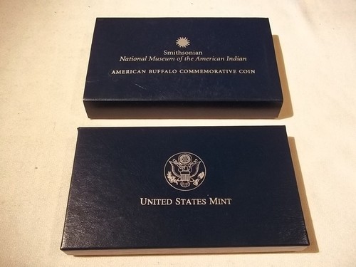 2001 $1 AMERICAN BUFFALO COMMEMORATIVE SILVER COIN WITH BOXES AND COA