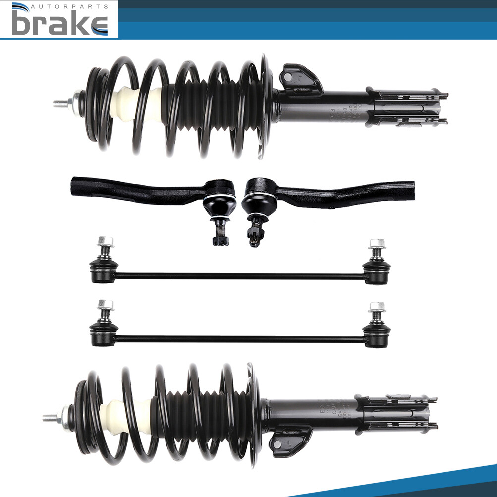 2012-2015 Toyota Prius C Front Suspension Strut Sway Bar Tie Rod Kit