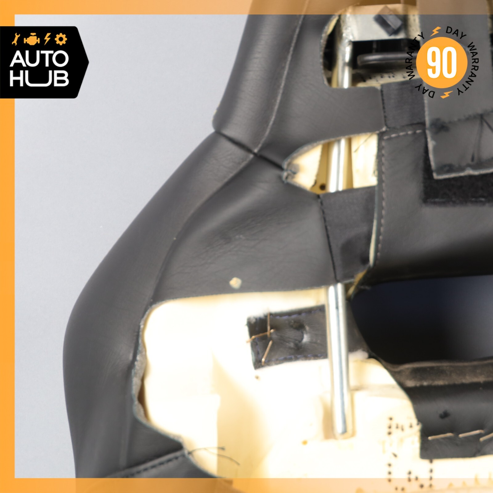13-18 Maserati GranTurismo S M145 Front Right Top Upper Seat Cushion Black OEM