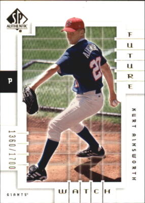 2000 SP Authentic #149 Kurt Ainsworth FW RC/1700 - NM-MT