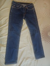Levis 514 Jeans Mens 28X30 Blue Slim Straight