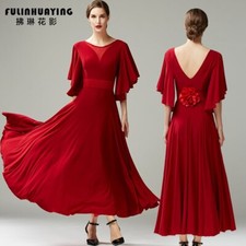 Woman Ballroom Dance Competition Dress Dance Ballroom Waltz Standard Dance Dress