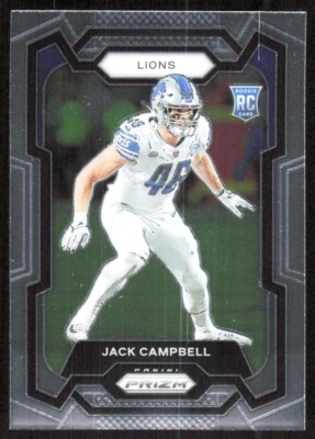 2023 9441C Panini Prizm Rookie Jack Campbell Rookie Detroit Lions #330 ...