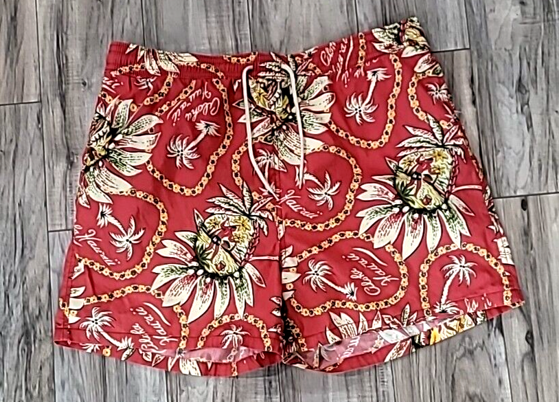 Vintage Polo Ralph Lauren Aloha Hawaii Surfer Floral Swim Trunks