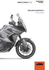 KTM Owners Manual Book Guide 2022 1290 SUPER ADVENTURE S EU, CN, JP
