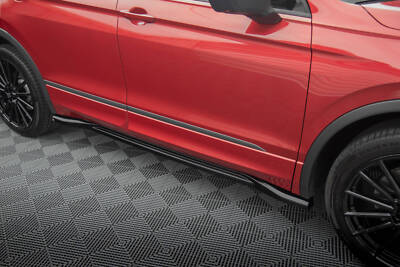 Cup Seitenschweller Ansatz Schwarz für Seat Tarraco FR Mk1 Schweller Sideskirts