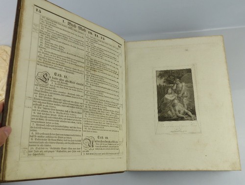 Iglesia original y Biblia pastoral 1831 con aprox. 50 grabados en cobre RARO, libro 1638 - Imagen 6 de 7