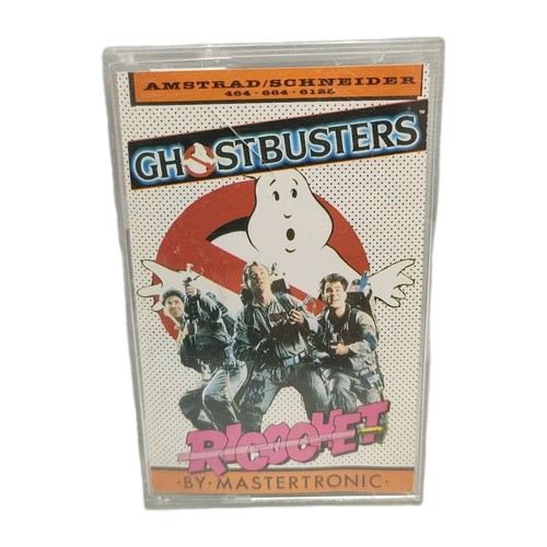 Jeu à bande Ghostbusters Amstrad CPC 464 Ricochet 1984