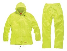 Mens Scruffs Waterproof Suit Yellow Two-Piece Rain Set Rainsuit Trousers&Jacket