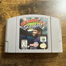 Ken Griffey Jr.'s Slugfest - Nintendo N64 Game Sports Cartridge Authentic Tested