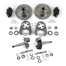 28-48 Ford I-beam Front Axle Disc Brake Conversion W Kingpin Spindle Kit 5x4.75